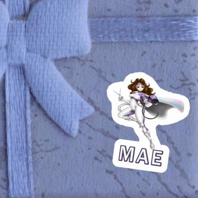 Sticker Mae Hairdresser Notebook Image