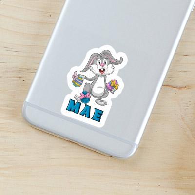 Easter Bunny Sticker Mae Laptop Image