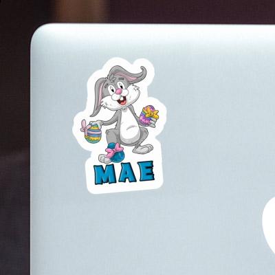 Easter Bunny Sticker Mae Laptop Image