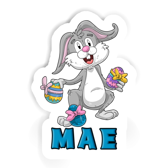 Easter Bunny Sticker Mae Laptop Image