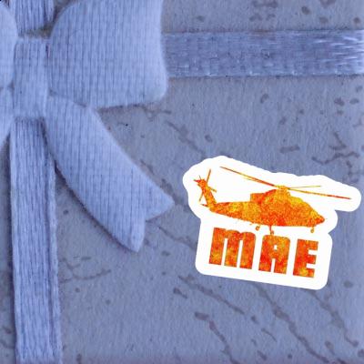 Sticker Mae Helicopter Image