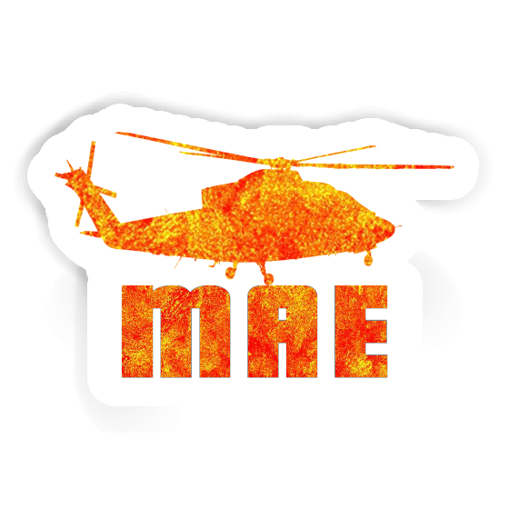 Sticker Mae Helicopter Notebook Image