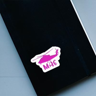 Sticker Helicopter Mae Notebook Image