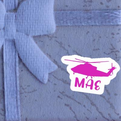 Sticker Helicopter Mae Notebook Image