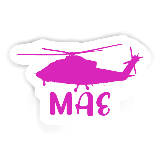 Sticker Helicopter Mae Laptop Image