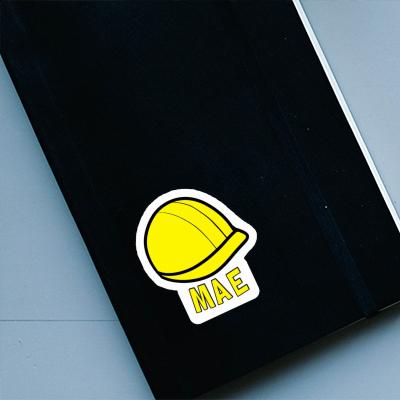 Sticker Mae Construction Helmet Notebook Image