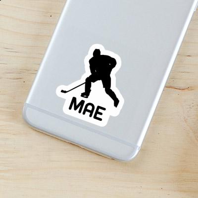 Sticker Hockey Player Mae Laptop Image