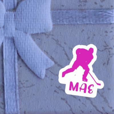 Autocollant Joueuse de hockey Mae Gift package Image