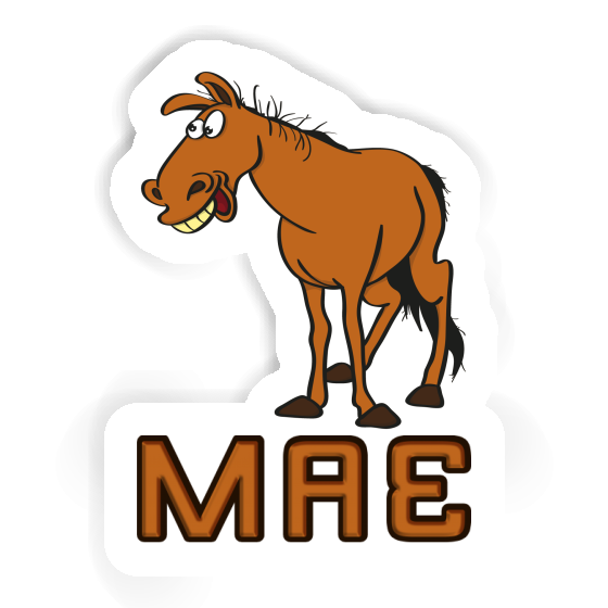 Mae Sticker Horse Notebook Image