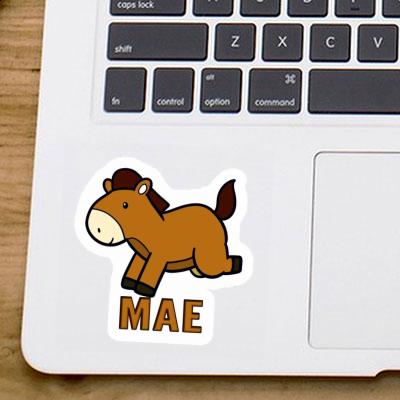 Horse Sticker Mae Laptop Image