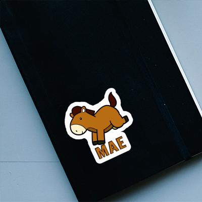 Horse Sticker Mae Notebook Image