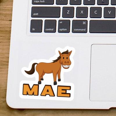 Sticker Mae Horse Notebook Image