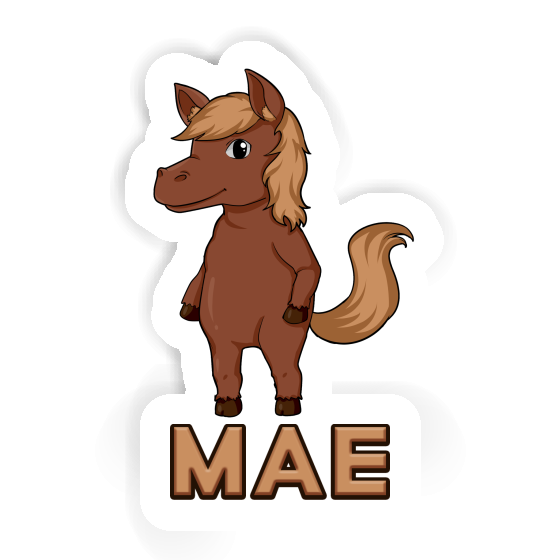 Horse Sticker Mae Notebook Image