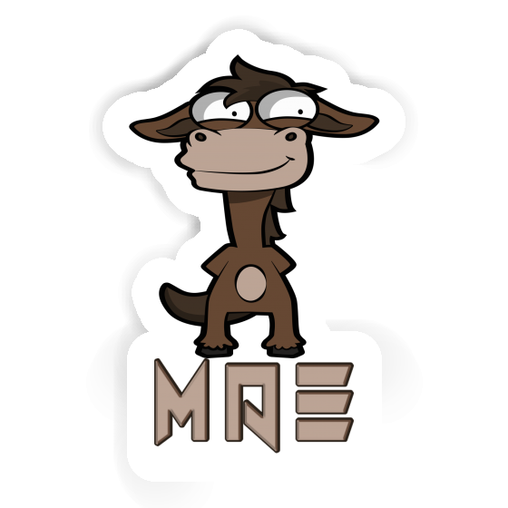 Horse Sticker Mae Laptop Image