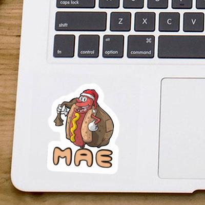 Sticker Mae Hot Dog Notebook Image