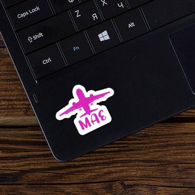 Jumbo-Jet Sticker Mae Laptop Image