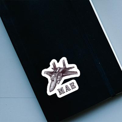 Sticker Airplane Mae Notebook Image