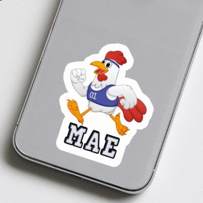 Jogger Sticker Mae Laptop Image