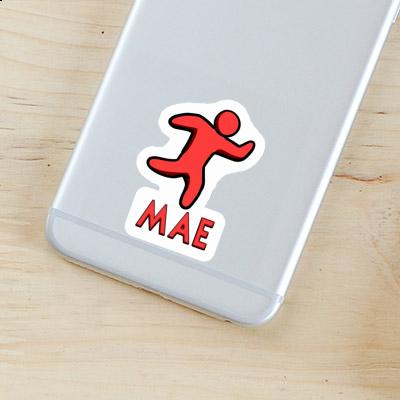 Jogger Sticker Mae Notebook Image