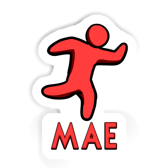 Jogger Sticker Mae Laptop Image