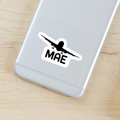 Sticker Mae Airplane Laptop Image