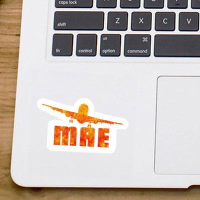 Mae Sticker Airplane Image