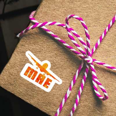 Mae Sticker Airplane Gift package Image