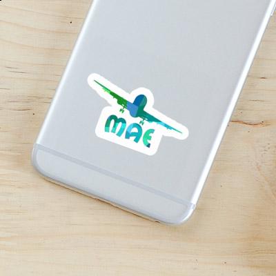 Sticker Airplane Mae Notebook Image