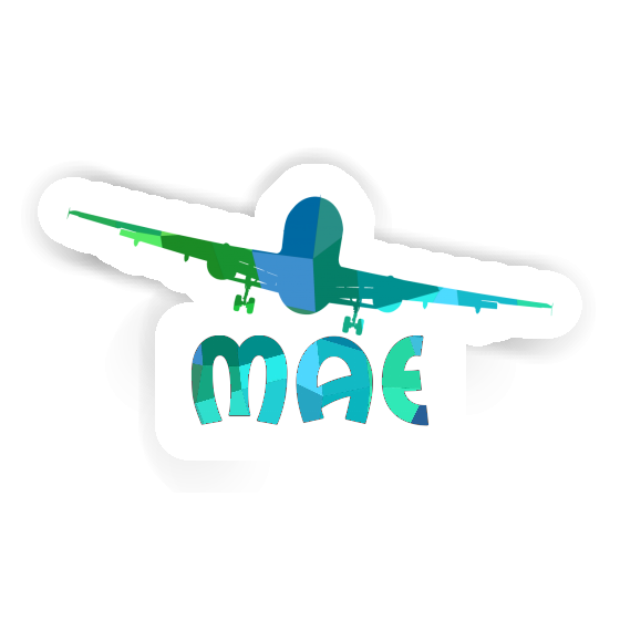 Sticker Flugzeug Mae Image