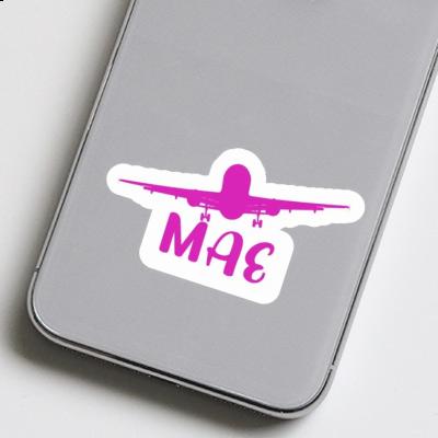 Mae Sticker Airplane Image