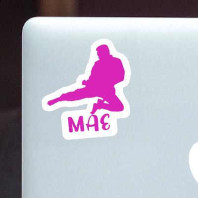 Sticker Karateka Mae Notebook Image