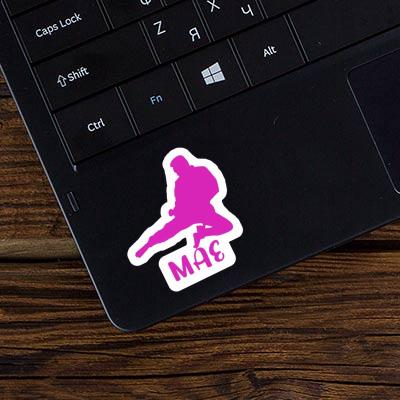 Mae Sticker Karateka Laptop Image