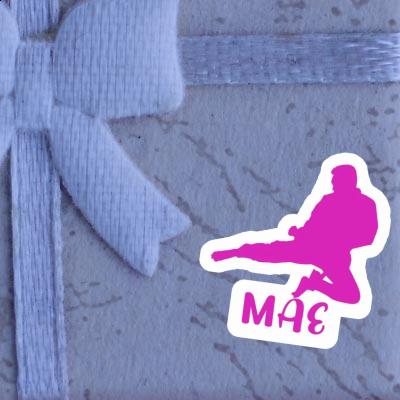 Sticker Karateka Mae Laptop Image