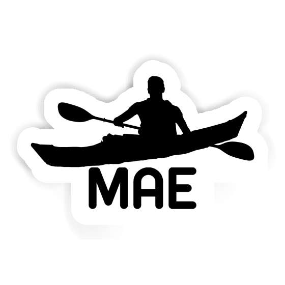 Kayaker Sticker Mae Notebook Image