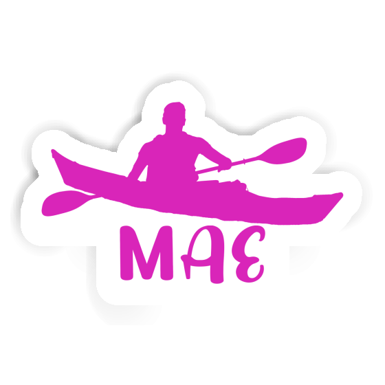 Kayaker Sticker Mae Notebook Image