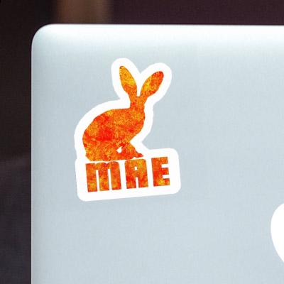 Rabbit Sticker Mae Laptop Image