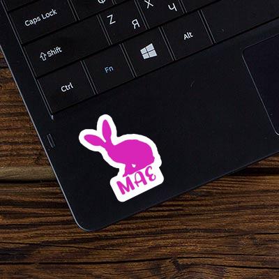 Mae Sticker Kaninchen Laptop Image