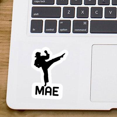 Sticker Karateka Mae Laptop Image