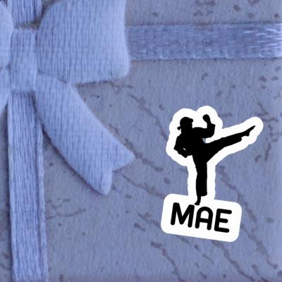 Sticker Karateka Mae Notebook Image