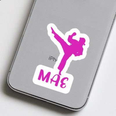 Sticker Karateka Mae Notebook Image