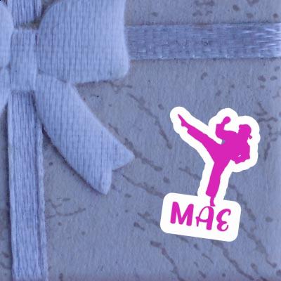 Sticker Karateka Mae Notebook Image