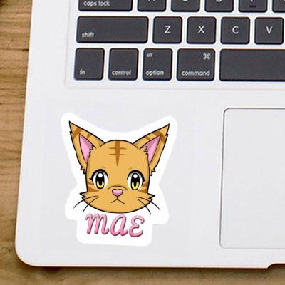 Kitten Sticker Mae Laptop Image