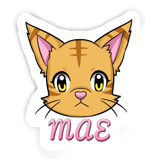 Autocollant Mae Chat Laptop Image