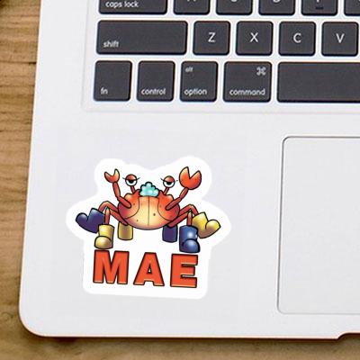 Crab Sticker Mae Notebook Image