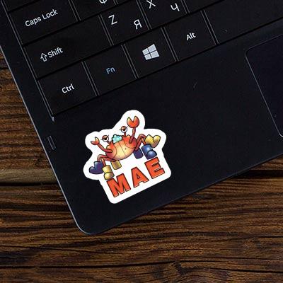 Crab Sticker Mae Laptop Image