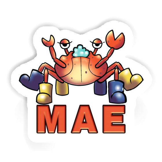 Crab Sticker Mae Laptop Image