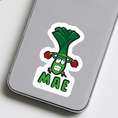 Weight Lifter Sticker Mae Notebook Image