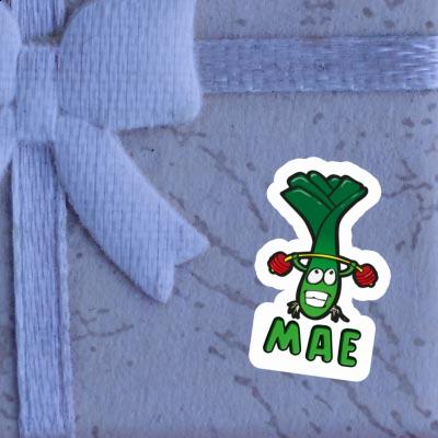 Weight Lifter Sticker Mae Laptop Image