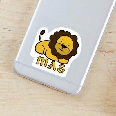 Mae Sticker Lion Notebook Image