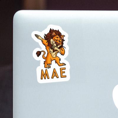 Mae Sticker Dabbing Lion Image